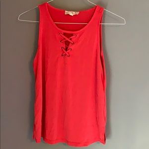 salmon tank top